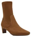 Anne Klein Women's Iga Low Heel Dress Booties In Brown