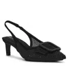 Anne Klein Ilanna Slingback Pointed Toe Pump In Black