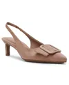 Anne Klein Ilanna Slingback Pointed Toe Pump In Brown