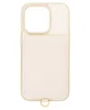 Anne Klein Women's Ivory Saffiano Leather Case Designed For Iphone 15 Pro Max In Ivory