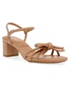 Anne Klein Women's Kelsi Block Heel Dress Sandals In Tan