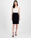 Anne Klein Women's Knee-length Pencil Skirt In Anne Black