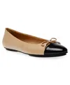 Anne Klein Luci Cap Toe Ballet Flat