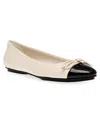 Anne Klein Luci Cap Toe Ballet Flat