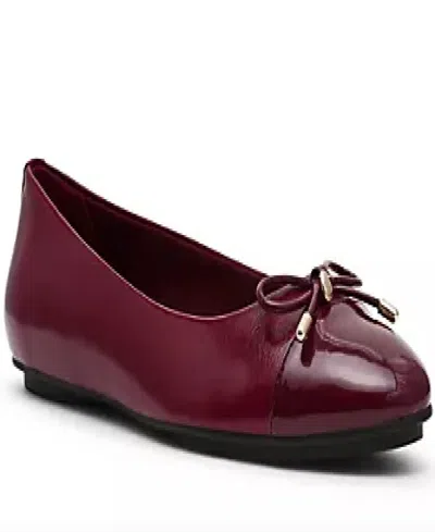 Anne Klein Women's Luci Cap Toe Ballet Flats