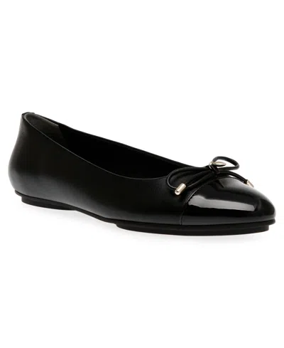 ANNE KLEIN WOMEN'S LUCI CAP TOE BALLET FLATS