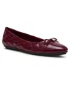Anne Klein Women's Luci-q Slip On Flats In Burgundy