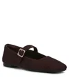 Anne Klein Women's Mabel Buckle Flats In Brown