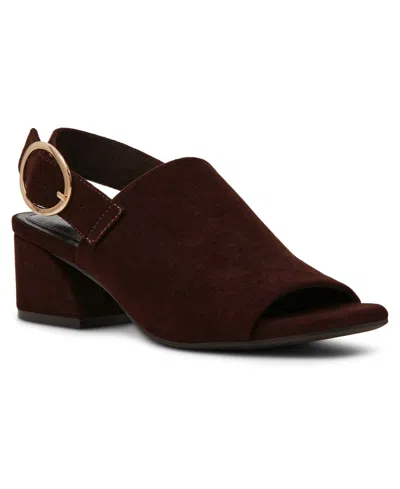 Anne Klein Maddy Slingback Sandal In Red