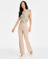 Anne Klein Women's Mid Rise Pull-on Pants