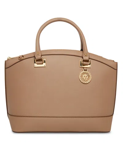 Anne Klein Women's New Recruits Dome Satchel In Beige