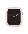 ANNE KLEIN WOMEN'S PINK ACETATE PROTECTIVE CASE DESIGNED FOR 41MM APPLE WATCH