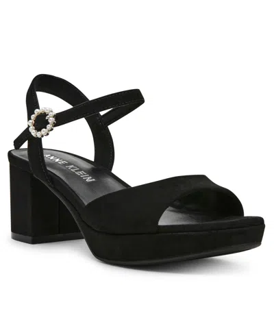 Anne Klein Women's Piper Platform Block Heel Dress Sandals