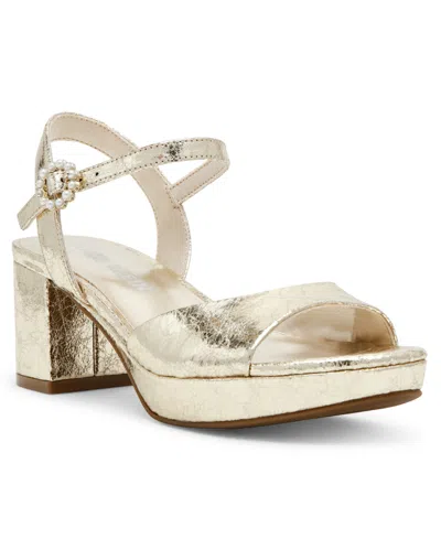 Anne Klein Women's Piper Platform Block Heel Dress Sandals