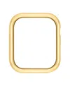 Anne Klein Women's Polished Gold-tone Alloy Metal Protective Case Designed For Apple Watch 44mm In Gold-tone