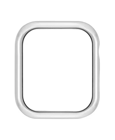 Anne Klein Women's Polished Silver-tone Alloy Metal Protective Case Designed For Apple Watch 40mm