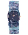 Anne Klein Women's Quartz Blue Acetate Link Expansion Watch, 30mm In No Color