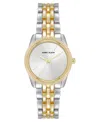 Anne Klein Women's Quartz Casual Coin Edge Two-tone Alloy Metal Watch, 26mm In Two Tone