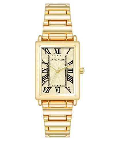 Anne Klein Women's Quartz Gold-tone Alloy Bracelet Watch, 21mm