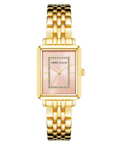 Anne Klein Women's Quartz Gold-tone Alloy Bracelet Watch, 24mm