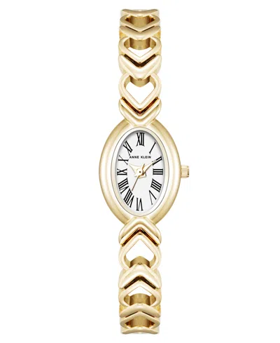 Anne Klein Women's Quartz Gold-tone Alloy Metal Bracelet Watch 16mm X 20mm