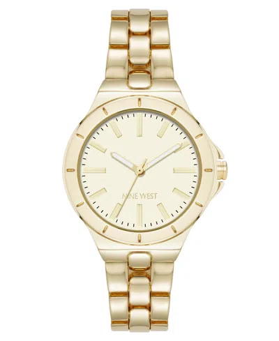 Anne Klein Women's Quartz Iconic Gold-tone Metal Alloy Watch, 35mm