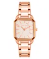Anne Klein Women's Quartz Rose Gold-tone Alloy Watch, 26mm In Rose Gold-tone
