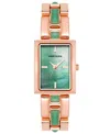 Anne Klein Women's Quartz Rose Gold-tone Alloy Watch, 28mm X 21mm In Rose Gold-tone