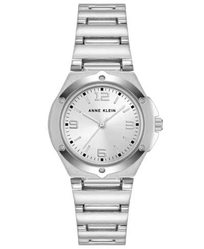 Anne Klein Women's Quartz Silver-tone Alloy Bracelet Watch, 29mm