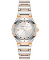 Anne Klein Women's Quartz Silver-tone And Rose Gold-tone Alloy Watch, 29mm In Rose Gold-tone,silver-tone