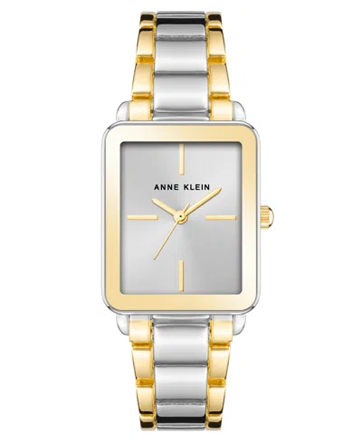 Anne Klein Women's Quartz Two-tone Metal Alloy Watch, 26mm In Multi