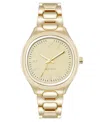 Anne Klein Women's Quartz Unique Gold-tone Metal Alloy Watch, 33mm In Gold