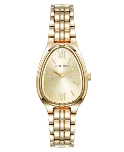 Anne Klein Women's Quartz Vintage Gold-tone Alloy Metal Watch, 25mm