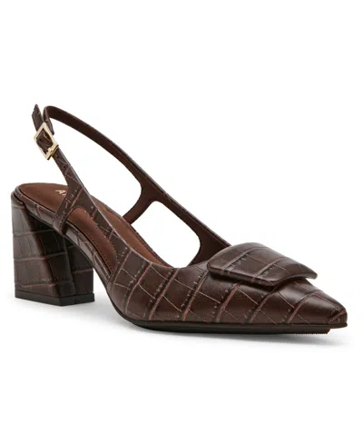 Anne Klein Women's Renetta Slingback Block Heel Pumps
