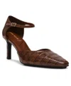 Anne Klein Women's Rosalind Ankle Strap Dress Pumps In Brown