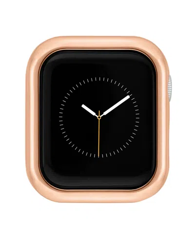 ANNE KLEIN WOMEN'S ROSE GOLD-TONE ALLOY PROTECTIVE CASE DESIGNED FOR 41MM APPLE WATCH