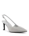 Anne Klein Rosel Slingback Pump In Silver Crystal