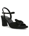 Anne Klein Rosy Ankle Strap Sandal In Black