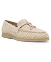 Anne Klein Women's Sadrine Slip Linen Loafers In Beige