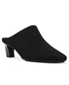 Anne Klein Sarafena Mule In Black Stretch