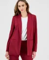 Anne Klein Women's Shawl-collar Open-front Blazer In Multi