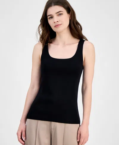 Anne Klein Women's Sleeveless Square-neck Tank Top