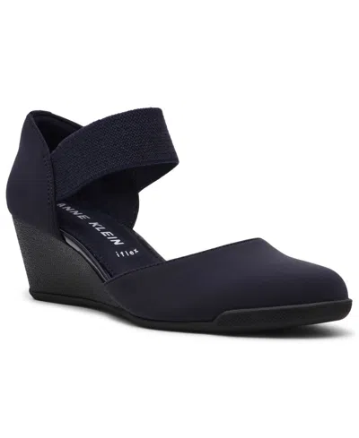 Anne Klein Women's Tiffany Wedge Heel Pumps In Blue