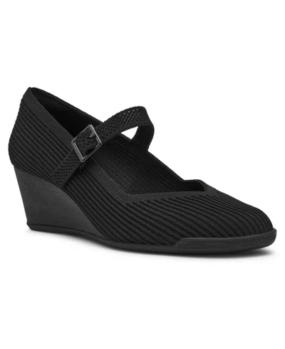 Anne Klein Women's Trixie Wedge Heel Pumps In Black