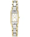 Anne Klein Women's Two Tone Bracelet Watch 10-6419svtt In No Color