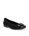 Anne Klein Women's Uplift Sport Buckle Ballet Flats In Black