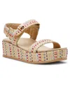 Anne Klein Verse Slingback Platform Sandal In Multicolor
