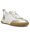 Anne Klein Walkon Womens Faux Leather Lace-up Casual And Fashion Sneakers In White Multi
