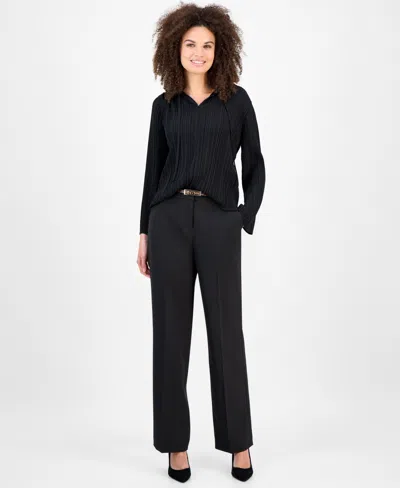 Anne Klein Women's Wide-leg Pants In Black