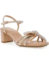 Anne Klein Womens Embellished Slip On Block Heel In Gold
